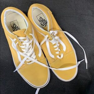 VANS Old Schools Light Gold Worn Twice